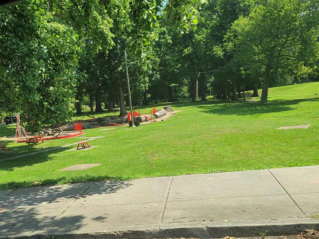 Disston park in Tacony, PA. Many residents in the area have looked at getting cash for their home in Tacony.